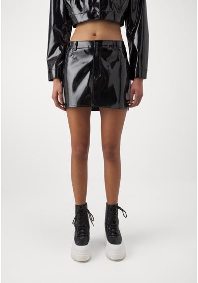 Юбка EXCLUSIVE SHINY LACQUER MICRO SKIRT