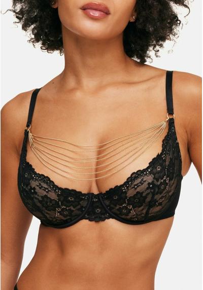 Бюстгальтер ELYZA UNLINED DEMI BRA JET BLACK