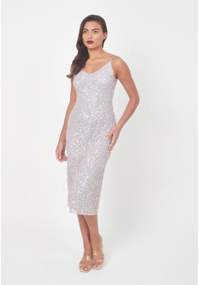 Коктельное платье EMBELLISHED SEQUINS MIDI