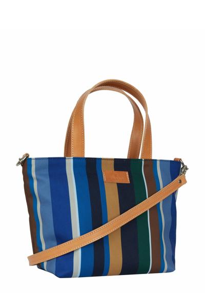 SMALL WITH MULTICOLOURED STRIPES - Shopping Bag SMALL WITH MULTICOLOURED STRIPES