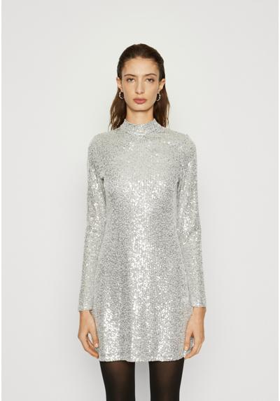 Коктельное платье LONG-SLEEVE SPARKLE MINI DRESS