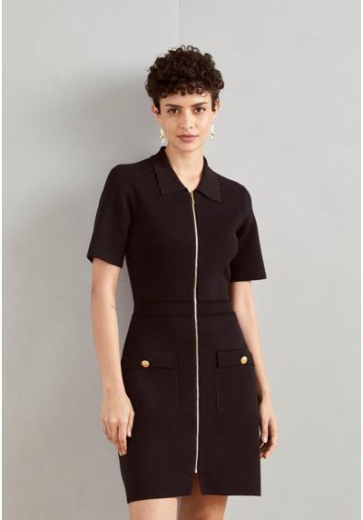 Платье-футляр ZIPPED DETAIL DRESS