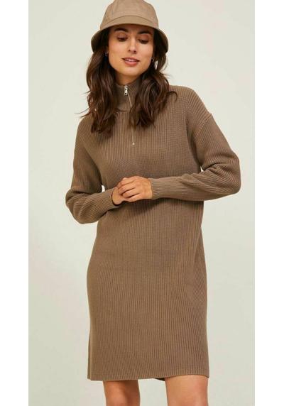 Трикотажное платье JXSANDRA TWIST HALF ZIP DRESS