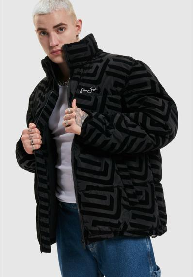 Зимняя куртка SCRIPT LOGO GEOMETRIC AOP PUFFER