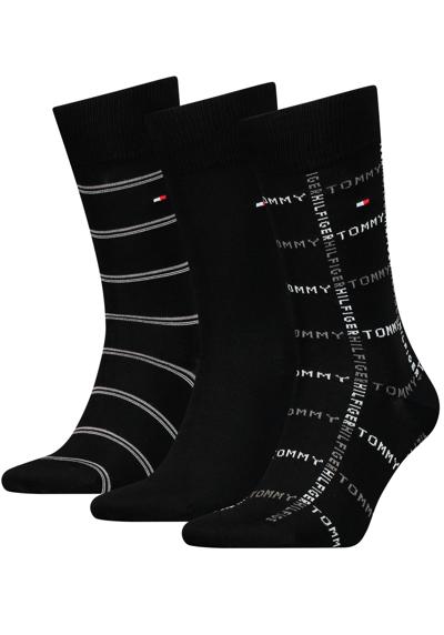 Носки, (упаковка, 3 пары), TH MEN SOCK 3P GIFTBOX GRID STRIPE