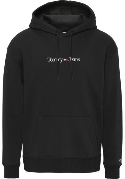 Толстовка с капюшоном и логотипом Tommy Jeans на груди.