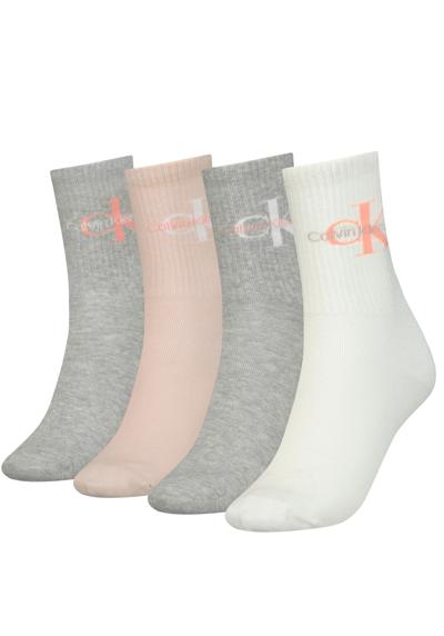 Носки, (упаковка, 4 пары), CKJ WOMEN SOCK 4P ПОДАРОЧНАЯ КОРОБКА