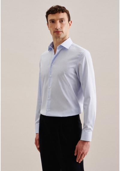 Рубашка деловая, фигурный воротник с длинными рукавами и полосками Kent.