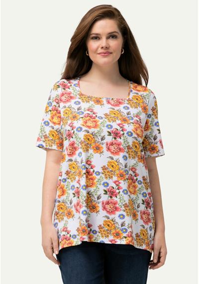 Футболка SQUARE NECK SHORT SLEEVE FLORAL