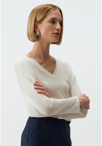 Блузка V-NECK LONG SLEEVE STYLISH BASIC BLOUSE