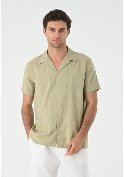 Рубашка LAPEL COLLAR SHORT SLEEVE