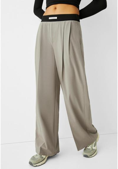 Брюки WIDE-LEG TAILORED ELASTICATED WAISTBAND