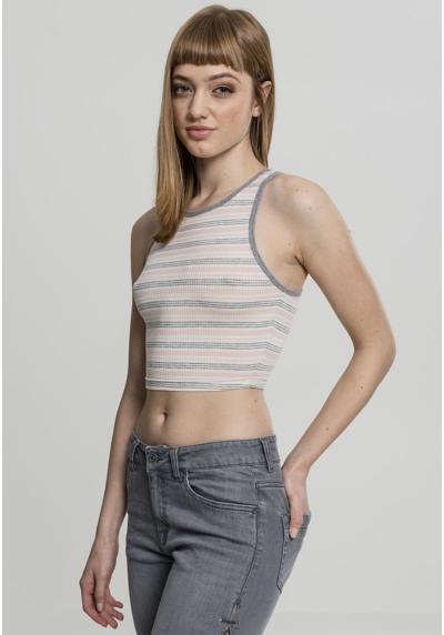 Топ LADIES RIB STRIPE CROPPED TOP