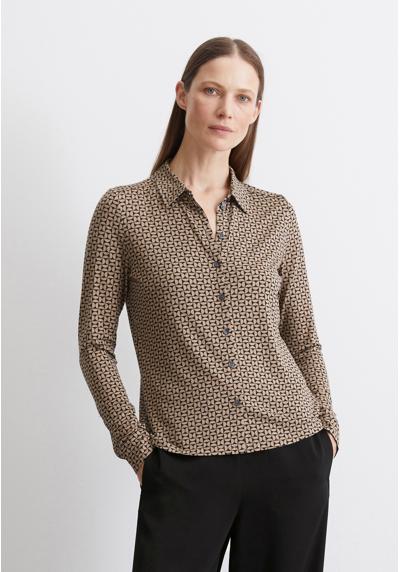 Блуза-рубашка LONG SLEEVE COLLAR BUTTON PLACKET