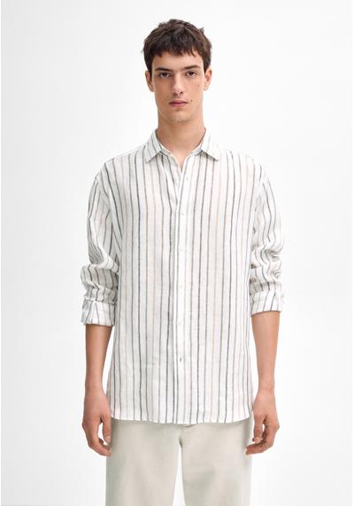 Рубашка REGULAR FIT STRIPED LINEN