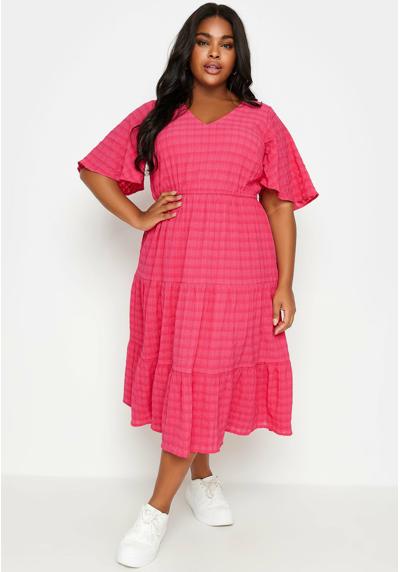 Платье TEXTURED SMOCK MIDI