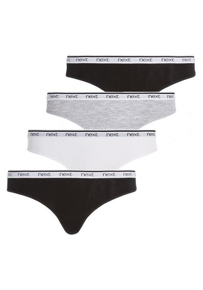 Трусы COTTON RICH LOGO KNICKERS 4 PACK-THONG