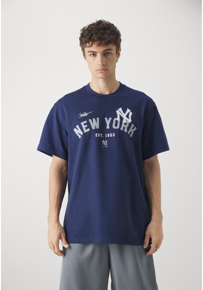 MLB COOPERSTOWN NEW YORK YANKEES OVERSIZE HEAVY REWIND SLOGAN - Vereinsmannschaften