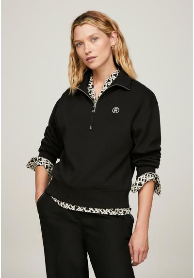 Кофта MONOGRAM CROPPED HALF-ZIP