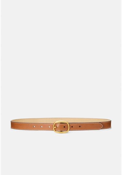 Ремень OVAL BUCKLE LEATHER BELT