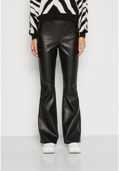 Брюки NMANDY PASA PU HW FLARED PANTS