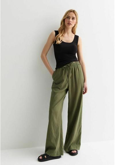 Брюки DRAWSTRING WAIST WIDE LEG