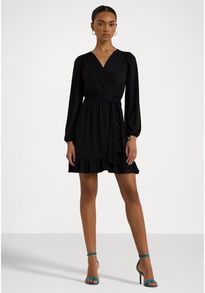 Платье BELTED STRETCH JERSEY DRESS