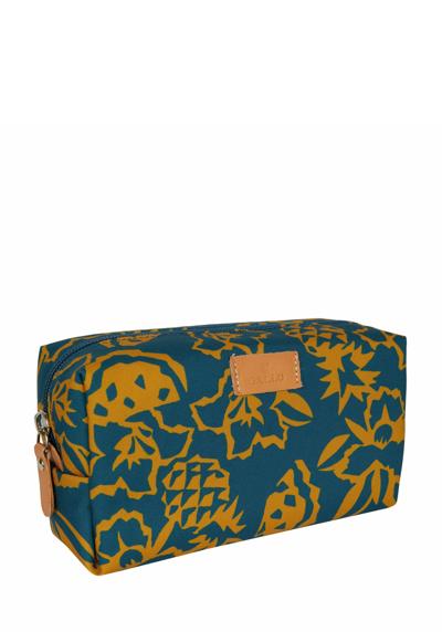 BOWLER POUCH WITH PINEAPPLE, WATERMELON AND FLOWER MOTIF - Federmappchen