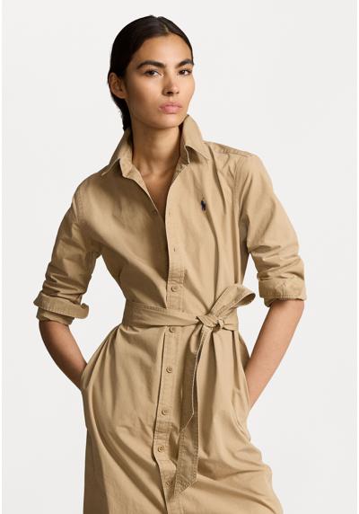 Платье-блузка BELTED COTTON MIDI SHIRTDRESS