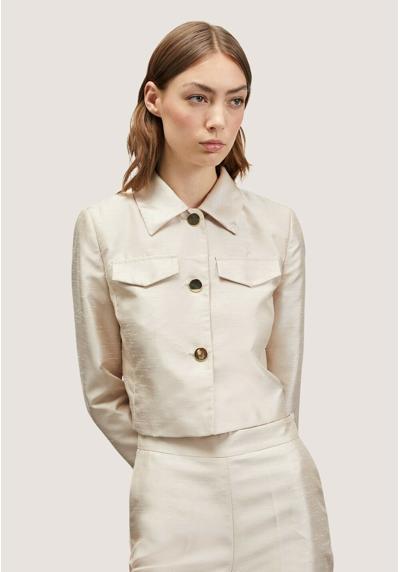 Куртка CROPPED EFFETTO SHANTUNG