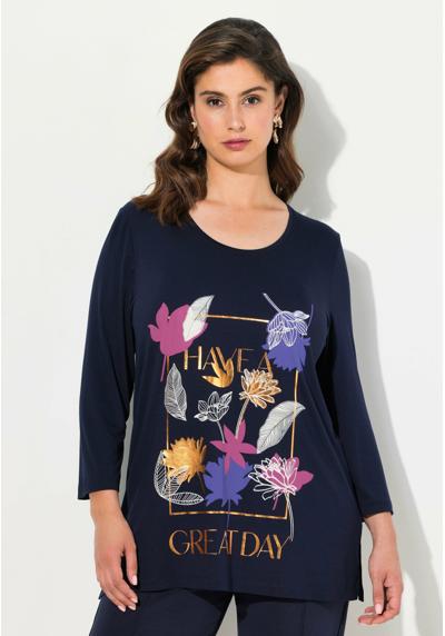 Футболка FLORAL GRAPHIC 3/4 SLEEVE