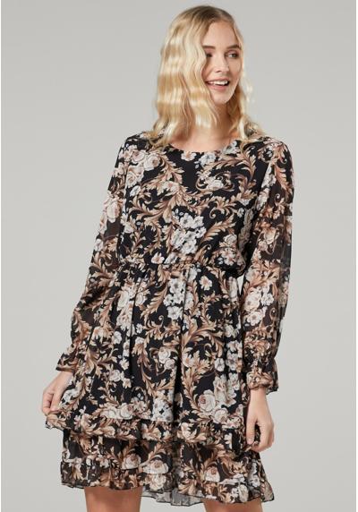 Платье RUFFLED MINI IN FLORAL PRINT