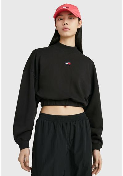 Кофта MOCK NECK BADGE BOXY CROPPED