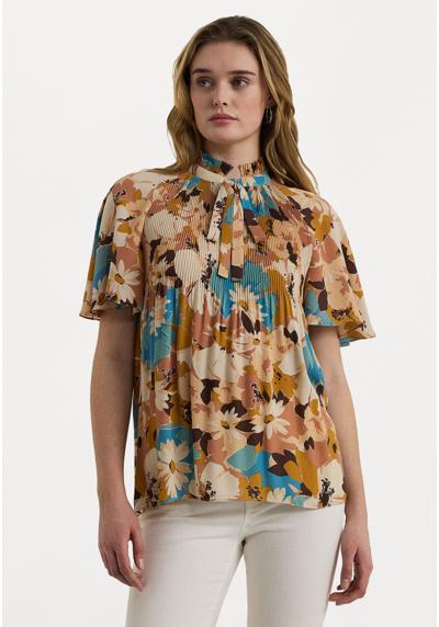 Блузка FLORAL PLEATED GEORGETTE BLOUSE