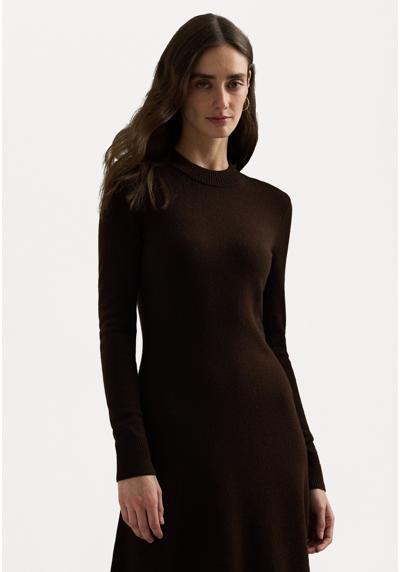 Трикотажное платье WOOL BLEND LONG SLEEVE JUMPER DRESS