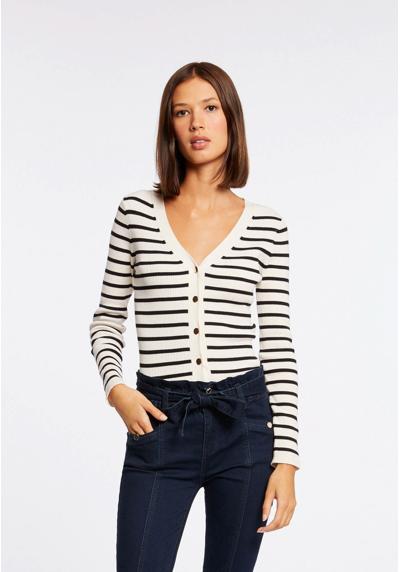 Трикотажный жакет LONG-SLEEVED WITH STRIPES