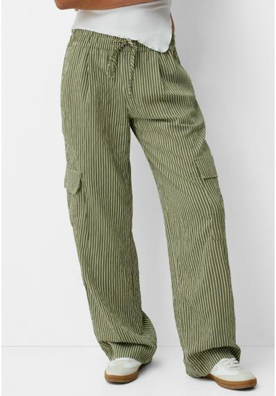 Брюки-карго CARGO STRIPED WITH ELASTICATED WAIST