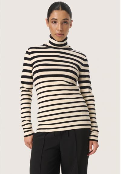 Пуловер SPINA STRIPED ROLLNECK