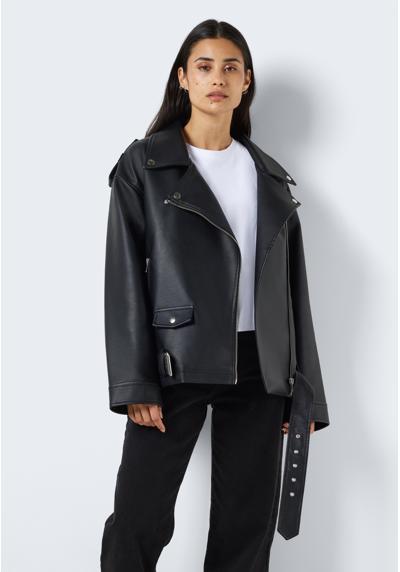 Куртка из искусственной кожи NMPAULINA OVERSIZE BIKER JACKET