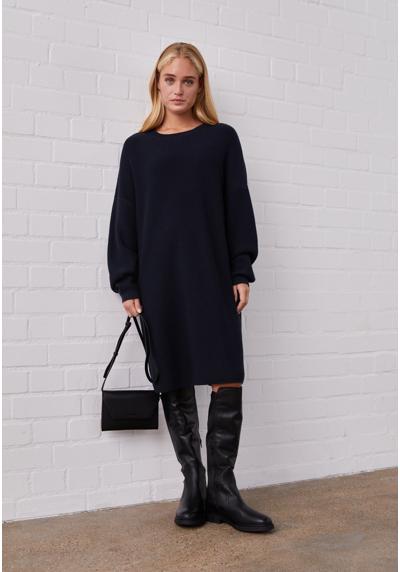 Трикотажное платье HEAVY DRESS LONGSLEEVE ROUND NECK