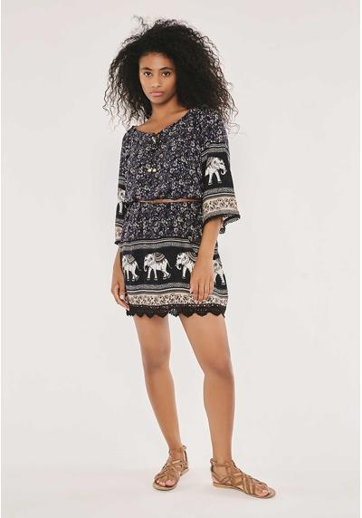 Платье BARDOT TRIBAL ELEPHANT