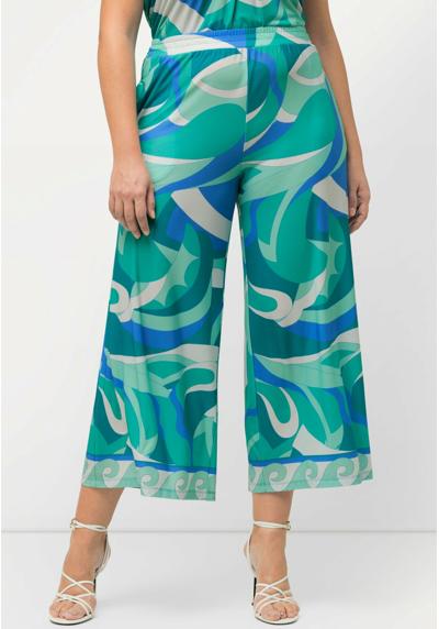 Брюки WAVE PRINT ELASTIC WAIST CULOTTES