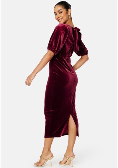 Коктельное платье BACK TIE VELVET MIDI DRESS