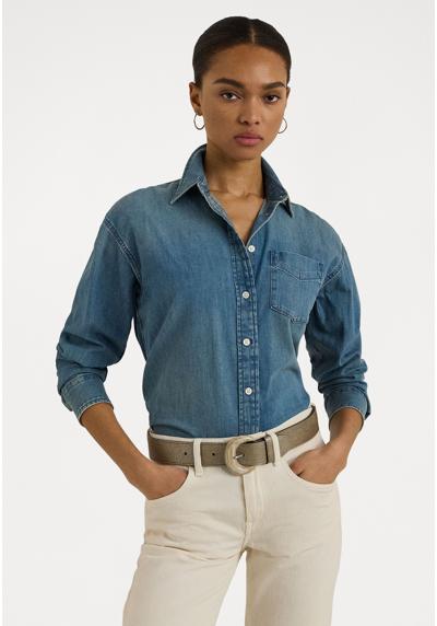 Блуза-рубашка RELAXED FIT DENIM SHIRT