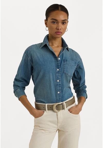 Блуза-рубашка RELAXED FIT DENIM SHIRT