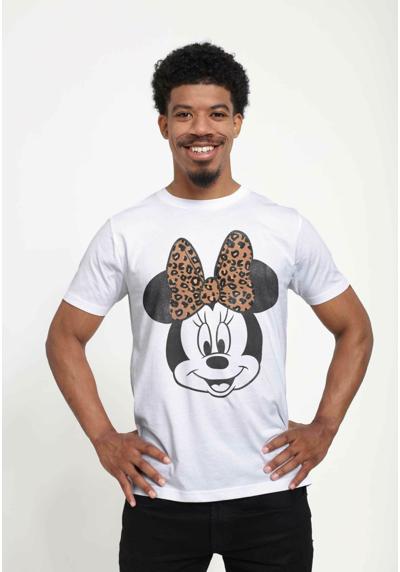 Футболка MICKEY CLASSIC MODERN MINNIE FACE LEOPARD UNISEX