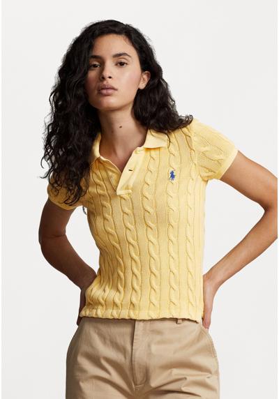 Кофта-поло CABLE-KNIT POLO SHIRT