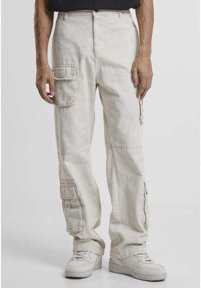 Брюки-карго WASHED MULTIPOCKET PANTS