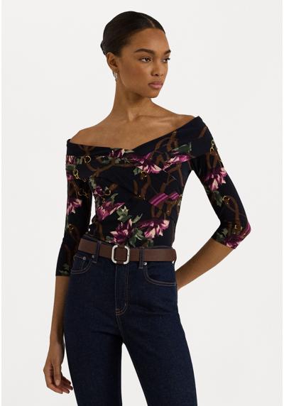 Кофта PRINT JERSEY OFF THE SHOULDER TOP