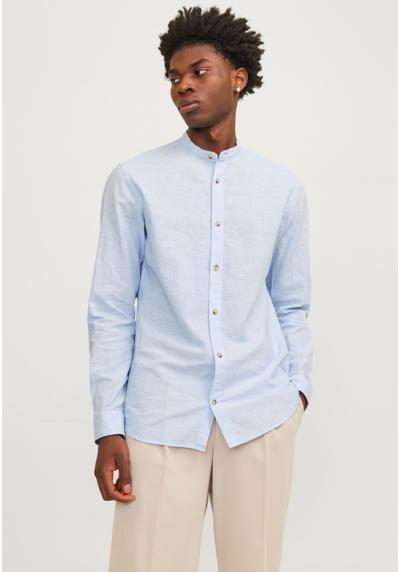 Рубашка JJESUMMER BAND LINEN MIX SHIRT